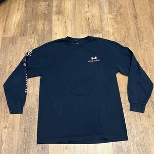 Simply🎀Southern Navy Blue Long-sleeve Sz L, Saltwater & Sunshine from Ron Jon